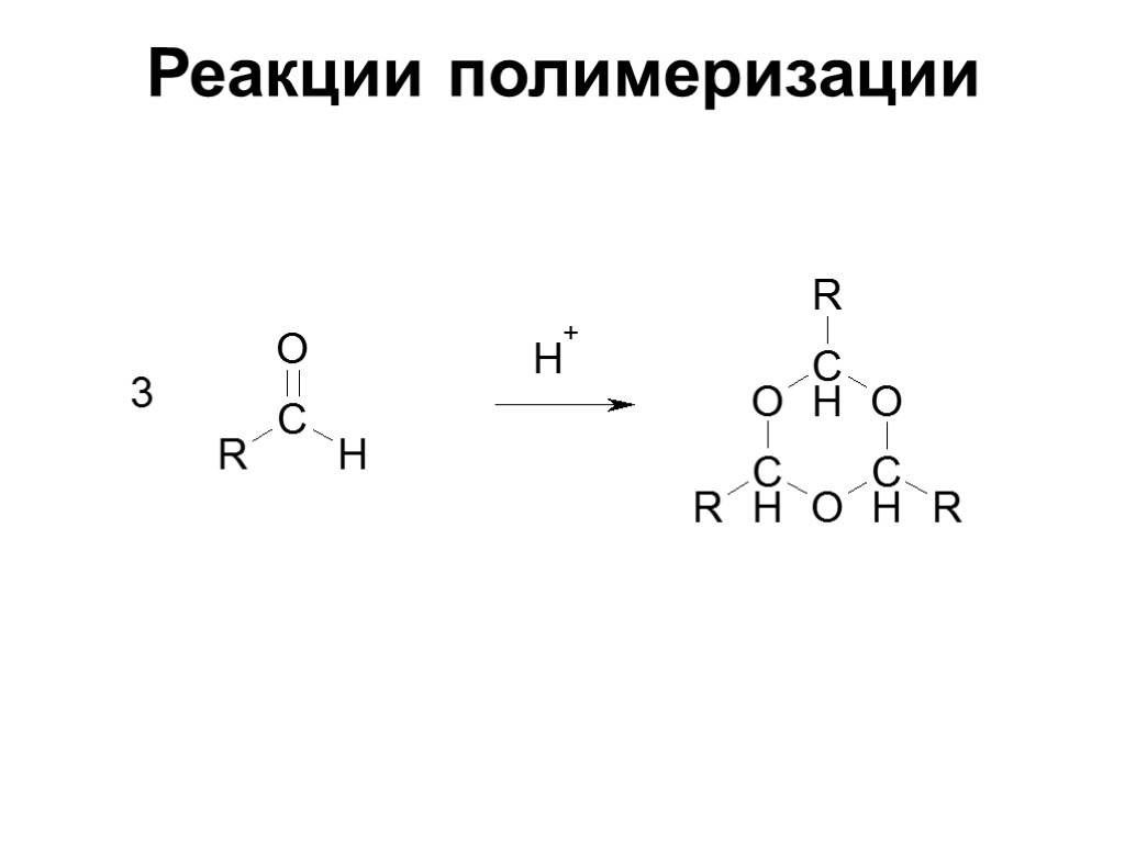 Реакции полимеризации